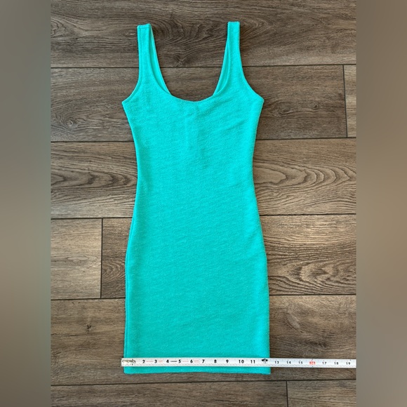 Bershka Turquoise Knit Tank Dress - Picture 15 of 16
